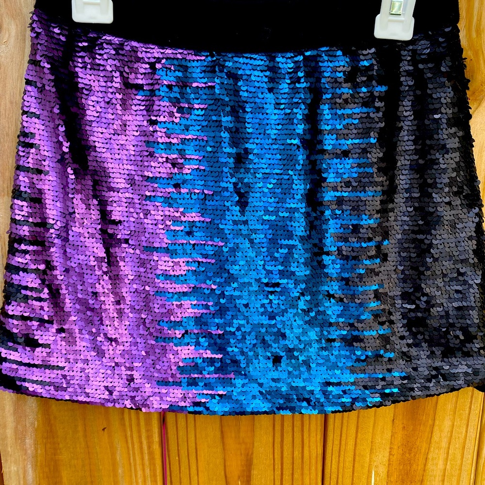 Xhilaration Flip Sequin Skirt
